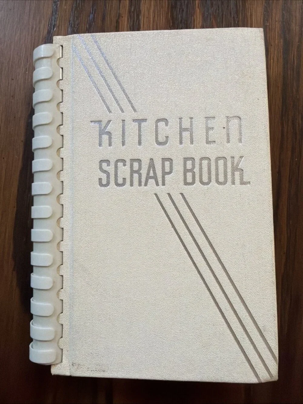 1965 Kitchen‎ Scrap Book Vintage Reilly & Lee Company Spiral Binding